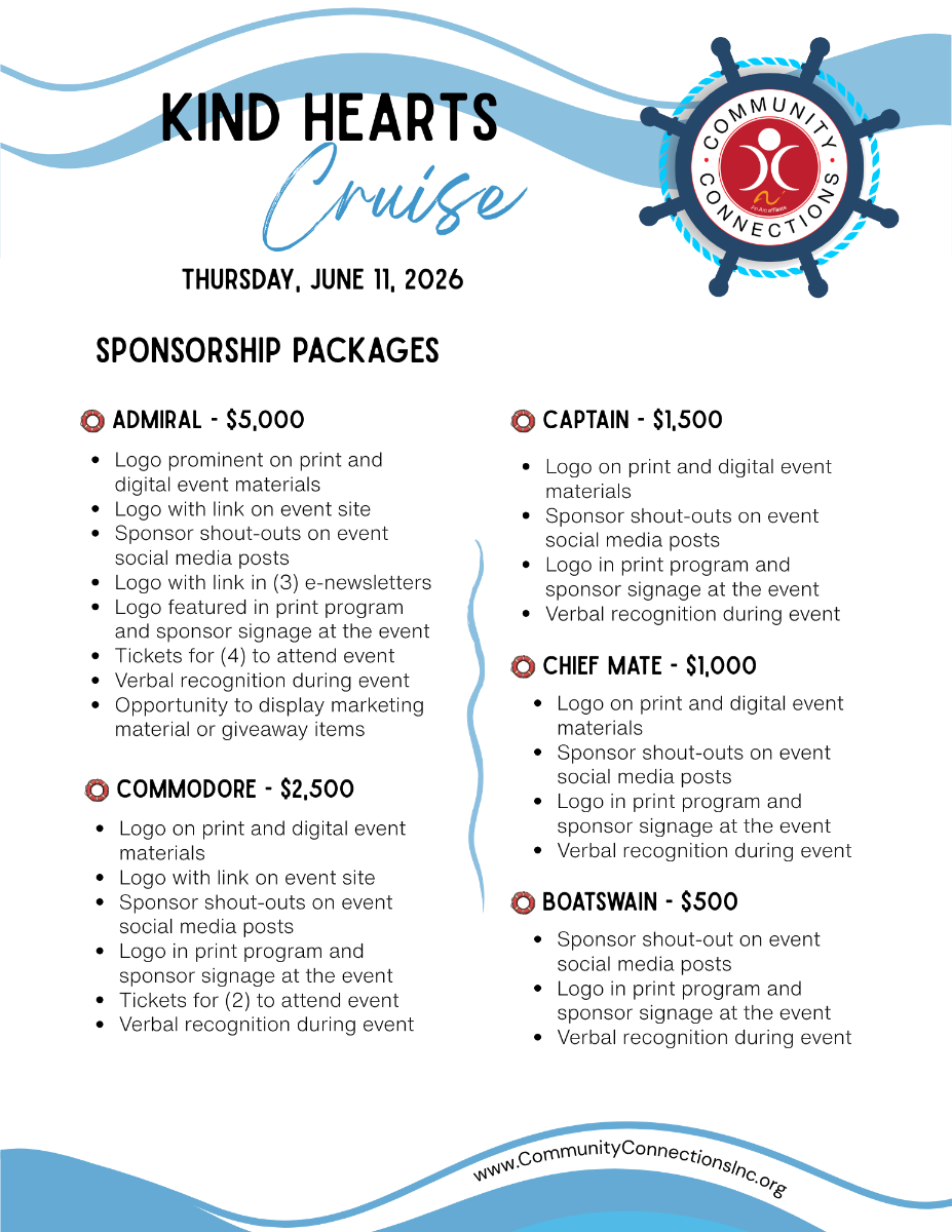 Kind Heart Cruise Sponsorship Packages